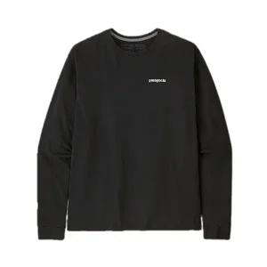 [파타고니아] 남성 P-6로고 긴팔 티셔츠 블랙 38518 BLK