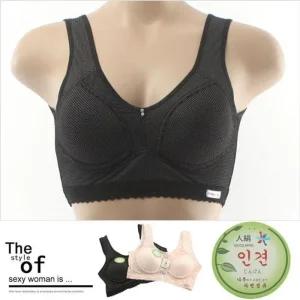 [아우트]노와이어 자연섬유 여자브라 패드탈부착