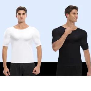 [아우트]근육 바디 패드 머슬티 내장 머슬 티셔츠