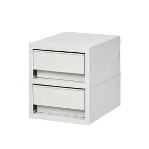 고품질 뉴트로 소품함 미니 2단 문구 사무용품 (WE6E759)