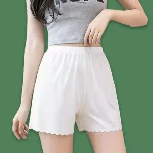 [아우트]교복 여자 여름 와이존커버 속바지 화이트