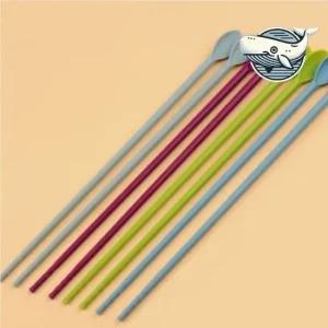 색상 선택 실리콘 튀김용 젓가락 1인 주방 요리젓가락 요리젓가락스푼 실리콘요리젓가락