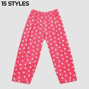 [아우트]프린트 여성 특면 9부파자마 면100 9부