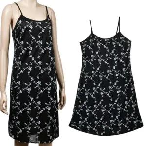 [아우트]플라워 패턴 풍기인견 끈조절 나염