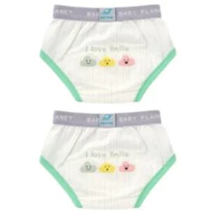 베이비플라넷 유아 배변훈련팬티 클라우드 그린 L X2 BNS