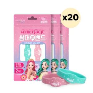 아텍스 썸머 향 모기 밴드 시크릿쥬쥬 유아 캠핑 X60 BNS