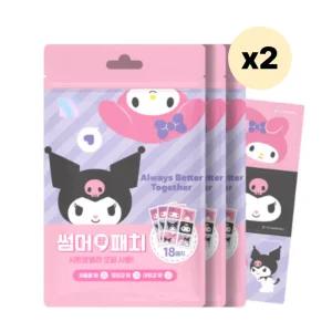 아텍스 썸머 패치 모기 퇴치 스티커 유아 산리오 6EA BNS