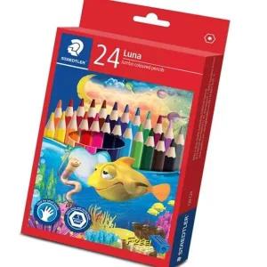 [셀러에이드]색연필 드로잉 24색 초등학생 수채색연필 미술용품 색칠공부