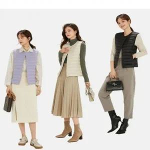 여성 6컬러 가을 겨울 오리털 경량조끼 패딩조끼 여자패딩조끼 오리털 경량패딩조끼 여성용6컬러