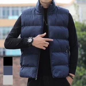 베이직 디자인 데일리 착용 겨울 안주머니 패딩조끼 방한 남자 경량패딩 작업 여자 용 남성 겨울조끼