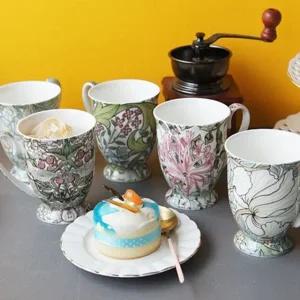 고품질 마제스티 본차이나 자스민 머그컵 5P세트 커피잔 커피컵 (WE7026D)