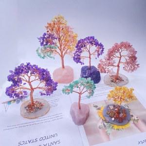 인테리어 쿼츠 로즈 광택 장식 스톤 크리스탈 자수정