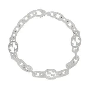 [구찌]인터로킹 G 실버 팔찌 / YBA620798002 (620798)