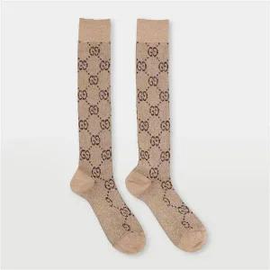 [구찌] 인터로킹 GG 여성 양말 476525 3G199 9964