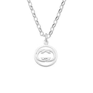 [구찌] YBB147749001(147749 J8400)도피아 더블G 실버 목걸이