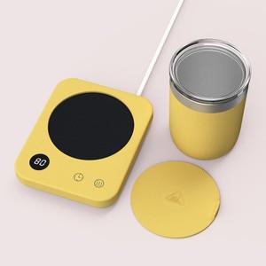 커피 머그잔  패드 컵 히터 코스터 일정한 온도 난방 전기 매트 세트 우유 차 물 홈 오피스 선물