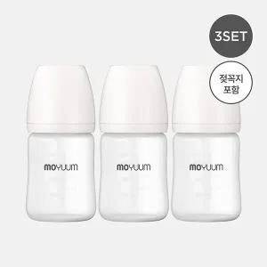 [모윰] 실리콘 코팅 유리젖병 150ml 트리플팩