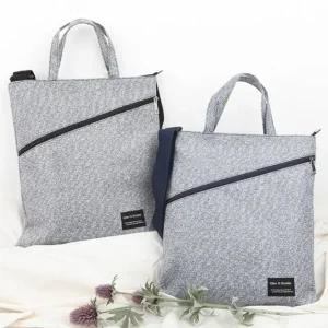 여자 대학생 숄더백 가방 데일리 캔버스 토트 에코백 (W348B78)