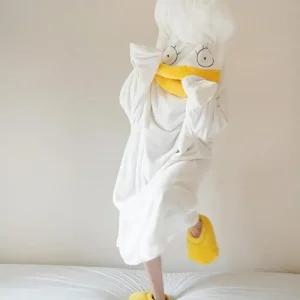 [피커]동물잠옷 원피스잠옷 오리잠옷 극세사 캐릭