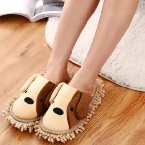 청소 슬리퍼 걸레 바닥 부드러운 패드 강아지 청소포 극세사 거실화 거실실내화 청소걸레