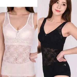 [피커](탈렌트)플라워패턴 노와이어 시스루 브라런닝