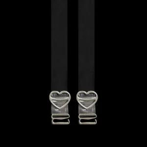 [피커]하트 브래지어끈 투명 유광 1.5cm