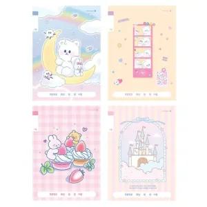 1권 디자인랜덤 무제노트 초등1-2 여아 무제노트 초등학생노트 초등학생생일선물 여아노트