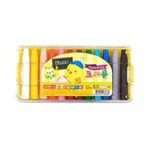 [셀러에이드]동아 노랑병아리 크레용 12색