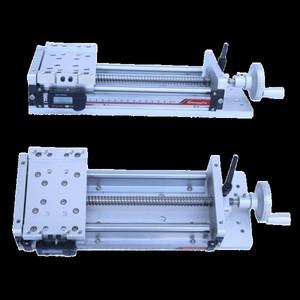 슬라이딩 모듈 가이드 레일 나사형 로드가 있는 핸드 로커 리니어