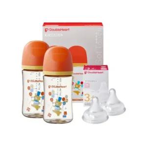 더블하트 노꼭지 트윈팩 M 젖꼭지 세트 240ml 서커스