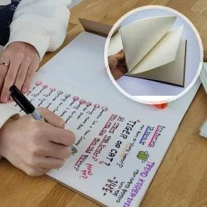 소모품 크라프트 드로잉북 무선 노트 가로 중형