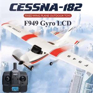 버전 날개 야간 F949 ssna 드론 비행기 182 야외 24G L F스코프 포함 무선 3Ch 및 RC C0Wtoys 고정