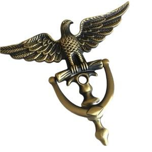 JD 아연 합금 엔틱 유럽 스타일 독수리 머리 문 손잡이 홈 데코 링 가구 하드웨어