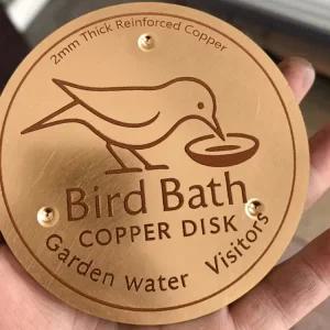 조류 정화판 목욕용 목욕통 및 급이기용 3점 지지대 반려동물용품 구리 15