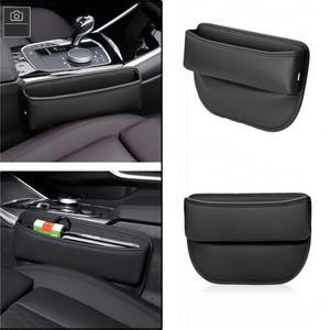 카시트 틈새 정리함 범용 PU 가죽 콘솔 사이드 포켓 자동차 필러 수납함 인테리어 액세서리