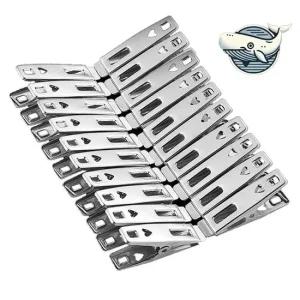 다용도 스텐 빨래집게 20개 주방 문구 정리용 빨래집개 집개 문구집게