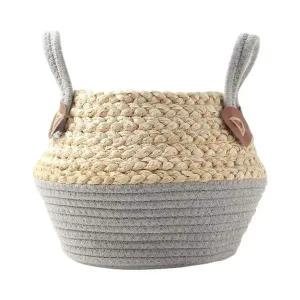 화분 수납 바구니 그레이 식물 정리함 관엽식물 용기