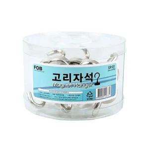 게시판용품 고리자석(통)-대하단지름 25mm 10개입 사무용품