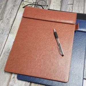 SFr 가죽 자석 클립 보드 A4 서류판 메뉴판 결재판 메모패드 카페메뉴판