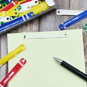 서류철 책철 플라스틱 바인더 문서 정리 클립 파일 정리용