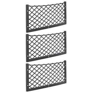 1/3개/세트 36*18cm 차량용 네트 도어 패널 버스 시트 등받이 마운트 정리함 메쉬 휴대폰 거치대 수납 가방