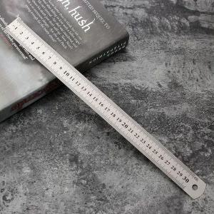 양면 눈금 스틸자 재단 제도용 자 30cm 스틸자
