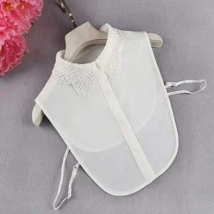 자수 펀칭 넥케이프 페이크 카라 이너셔츠 이너카라