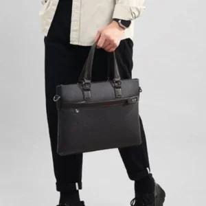 [옷자락]남성용 인조가죽 비즈니스 노트북백