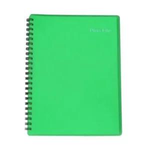 메카라인 플러스화일 30매 연두/(PP재질/트윈스프링) 박스(40개입) 자재