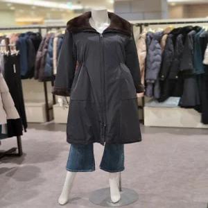 [트리아나][트리아나] 소고 밍크카_라 토끼털 트리밍 롱코트TK4FA12 (P003721116)