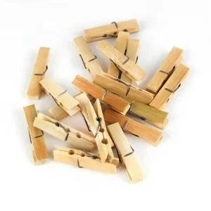 다용도 나무 집게 20개입 1CM 원목 다이어리 나무