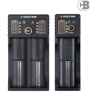 KC인증 18650 배터리 충전기 26650 모드기기 리튬이온 건전지 AA aaa 충전지