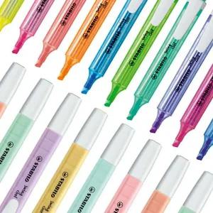 스윙쿨 형광펜 낱색 일반 파스텔 스타빌로