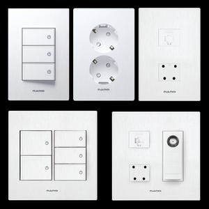 나노 아트2 화이트 스위치 콘센트 모음